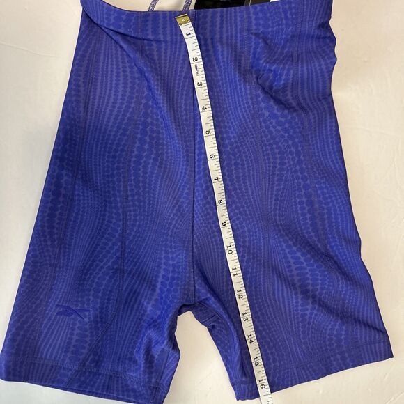 REEBOK CARDI B High-Waisted Legging Shorts Size XS Ultima Purple Athletic Biker - Picture 6 of 11